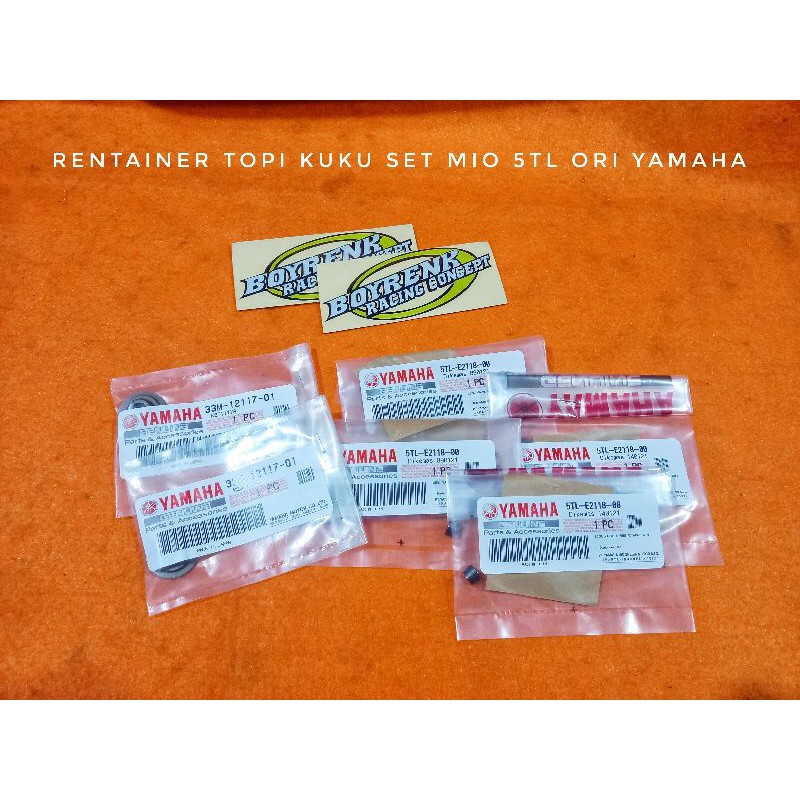 RENTAINER / TOPI KUKU SET MIO 5TL 33M-12117-01 ORI YAMAHA - BOYRENK RACING CONCEPT