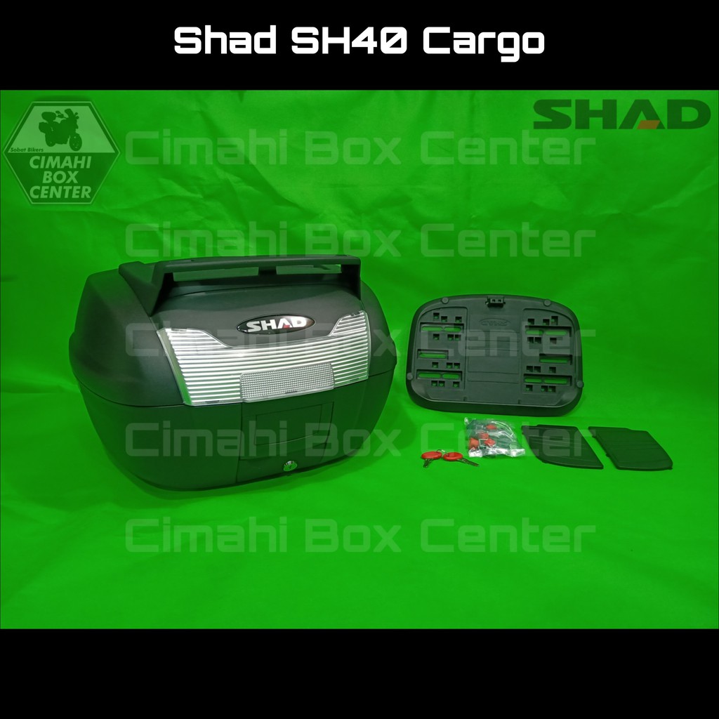 Top Box SHAD Sh40 CArgo cocok untuk NMAX PCX Aerox Vario Beat Bandung Cimahi