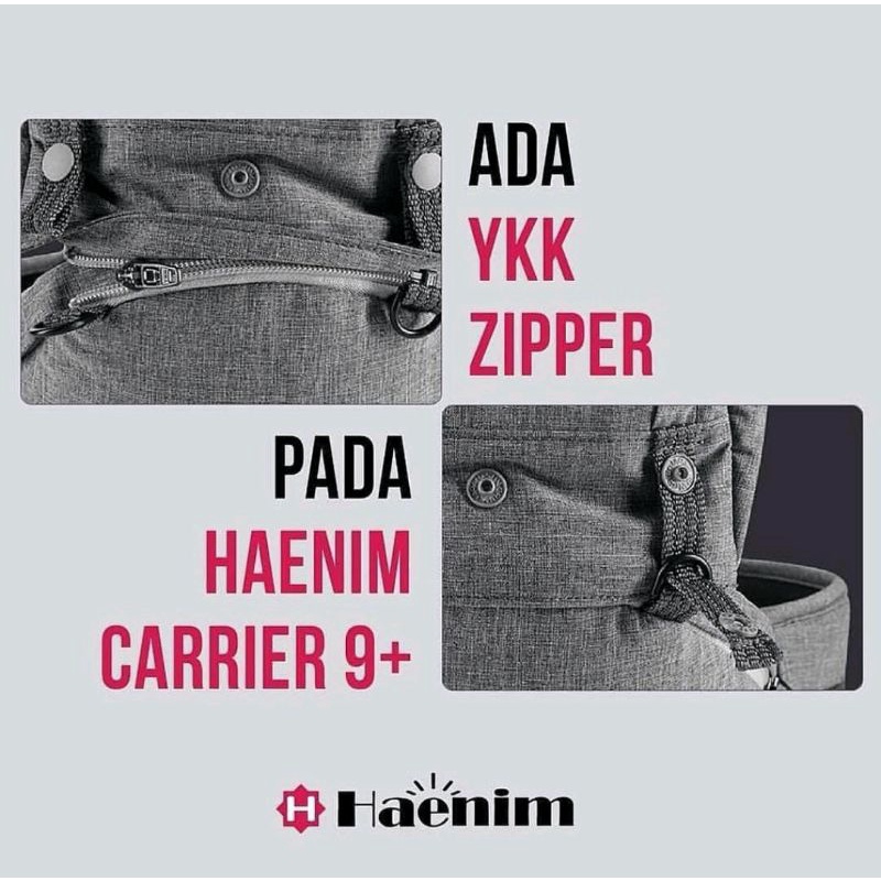 HAENIM 9+ All-in-One Hipseat Carrier