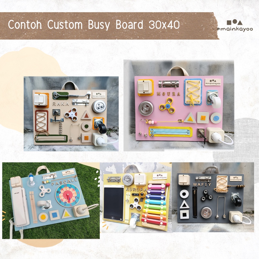 BUSY BOARD CUSTOM EDITION - 30x40 #mainkayoo