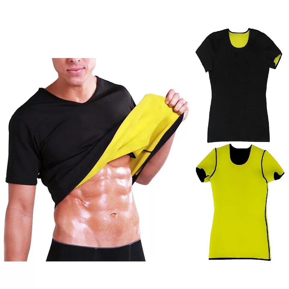 New BAJU SAUNA PEMBAKAR LEMAK KORSET BAJU PELANGSING PENGECIL PERUT BAJU PRIA WANITA KORSET LAKI