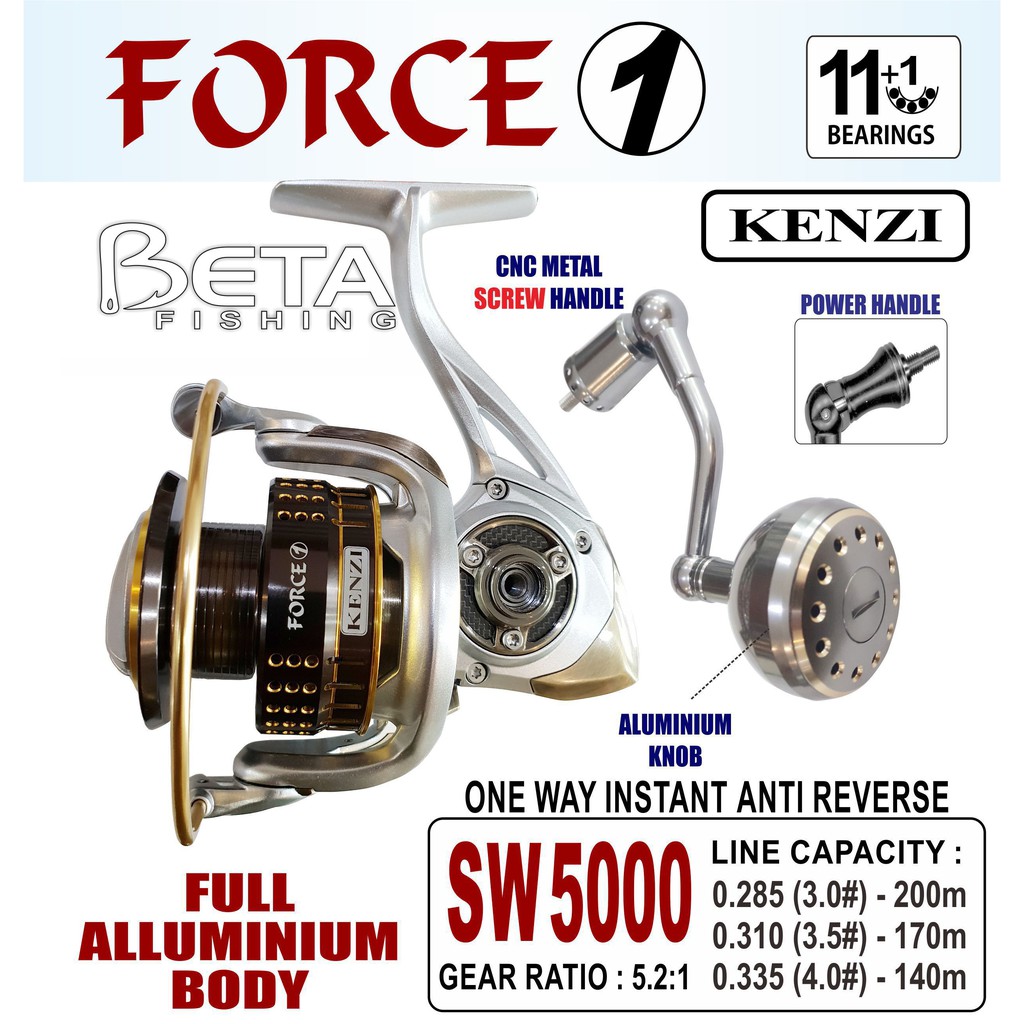 REEL KENZI FORCE 1 5000
