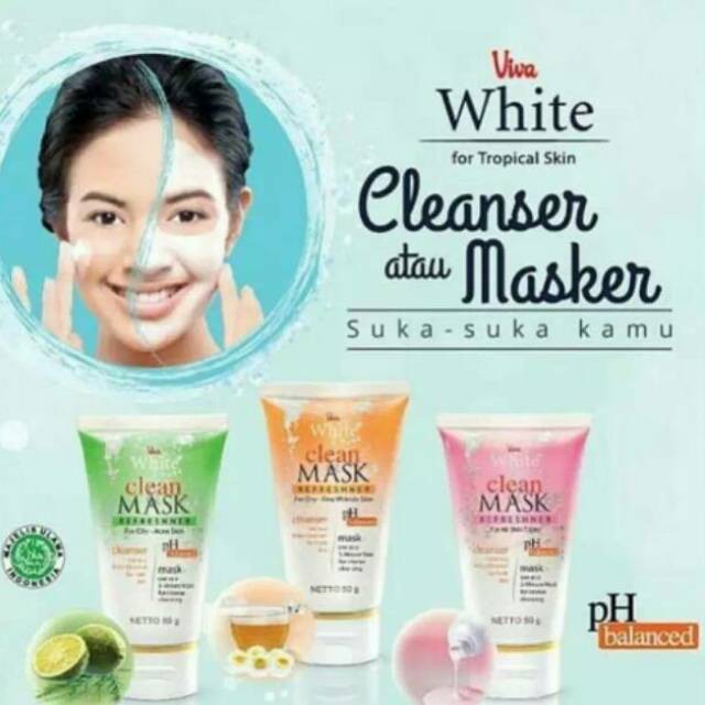 Viva White Clean &amp; Mask For All Skin Type