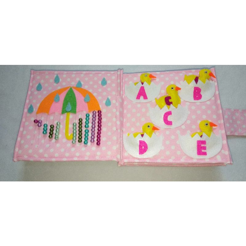 

busy book flanel/ buku bantal