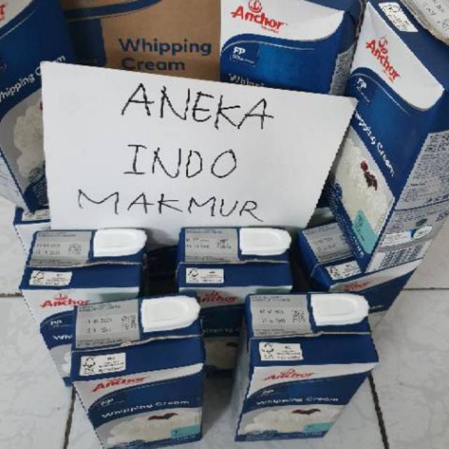 

Anchor Whip Whipping Whiped Cream 1L 250ml SURABAYA TERMURAH