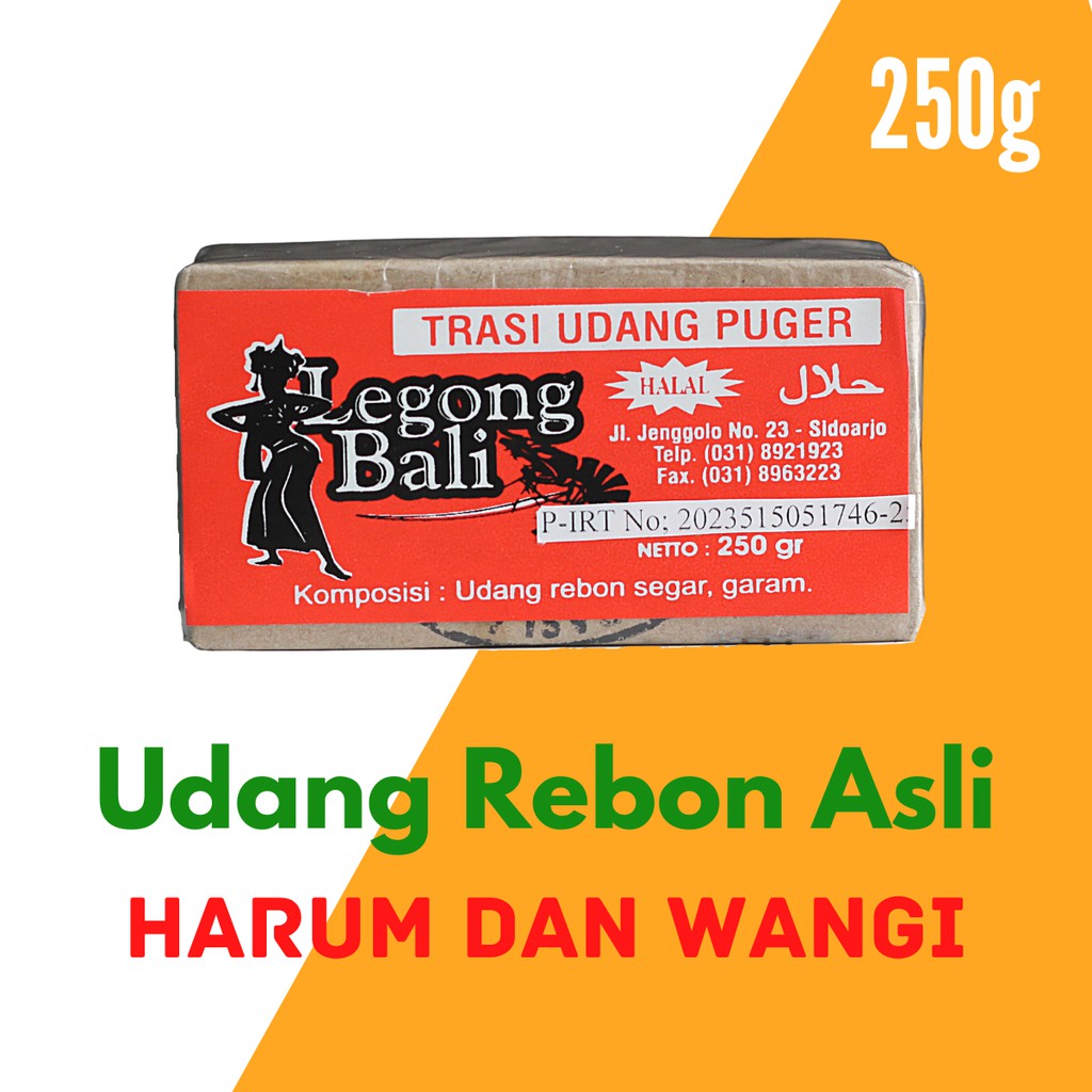 

LEGONG BALI Terasi Udang Mentah 250g