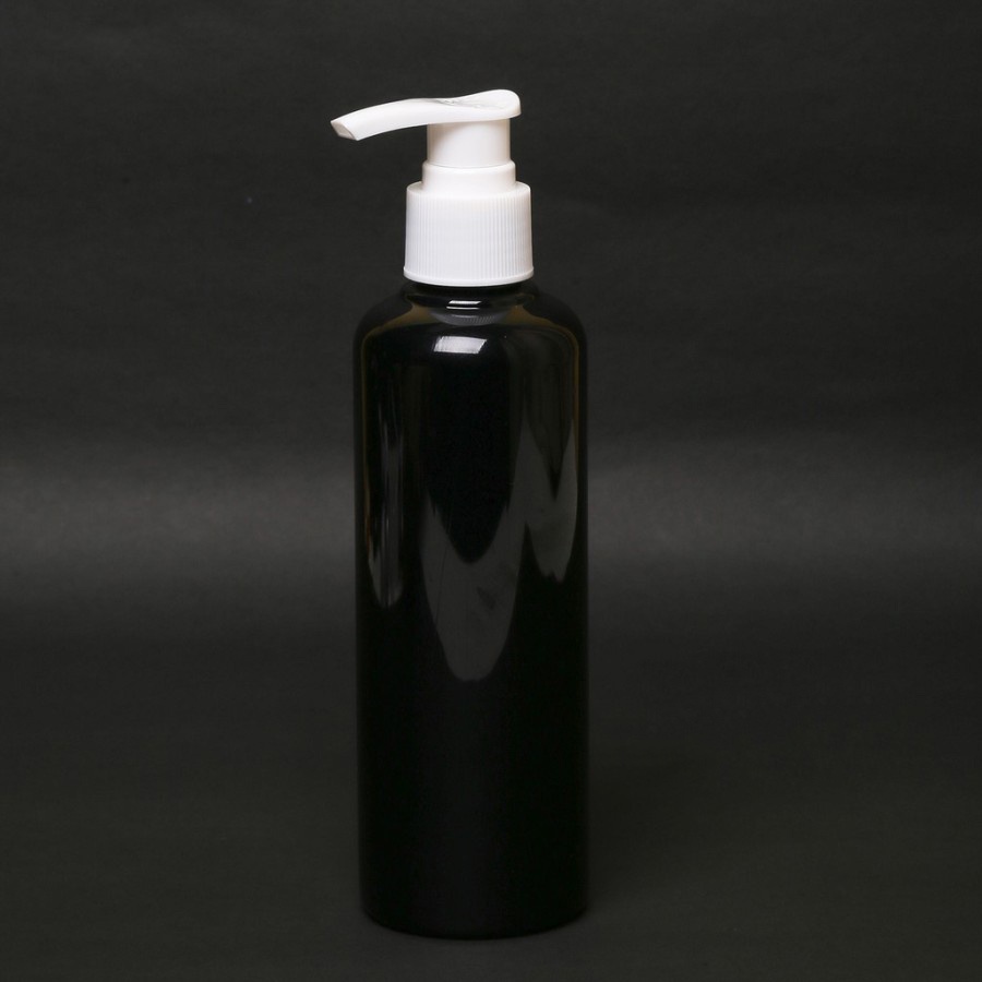 BABEE - BOTOL PLASTIK 250ML PUMP HITAM / BOTOL PUMP 250 ML HITAM / WADAH BOTOL ISI ULANG [HARGA GROSIR]