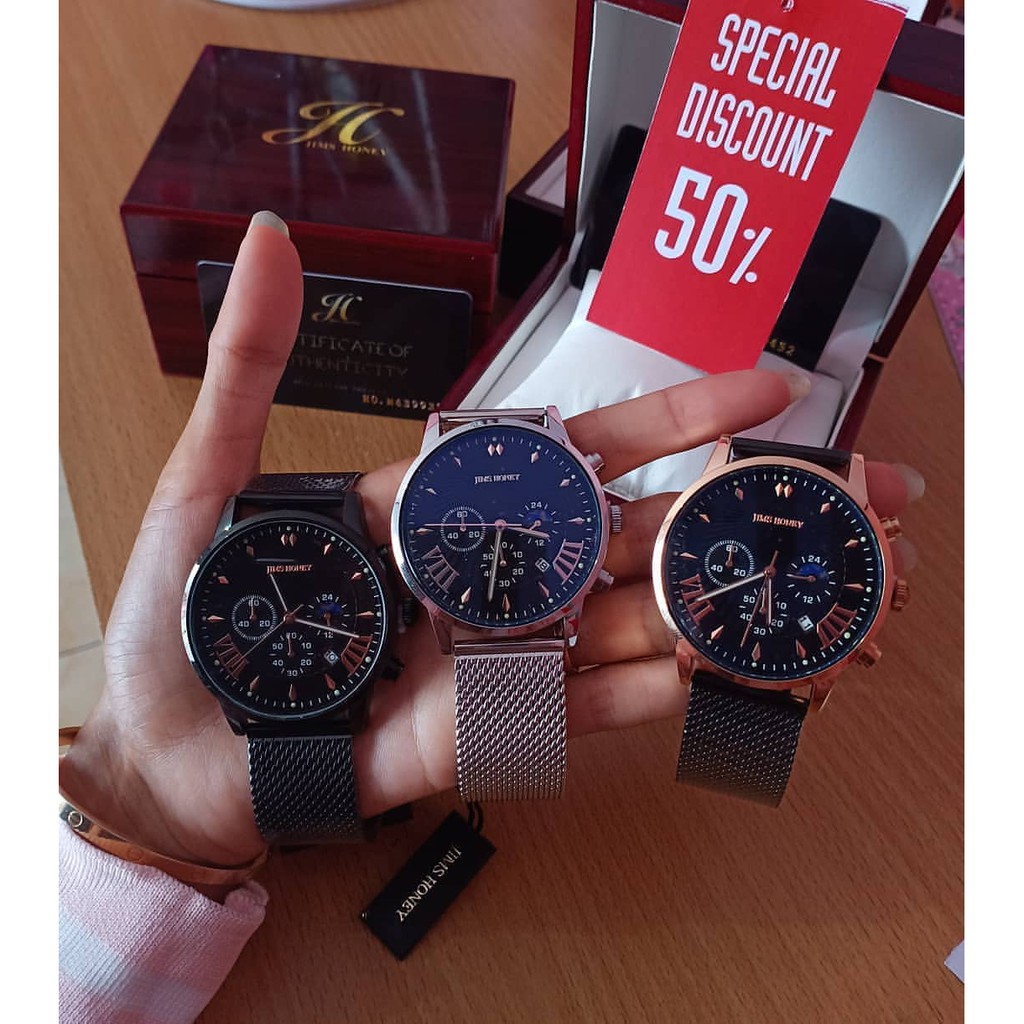 JAM TANGAN PRIA KODE 8037 JIMS HONEY