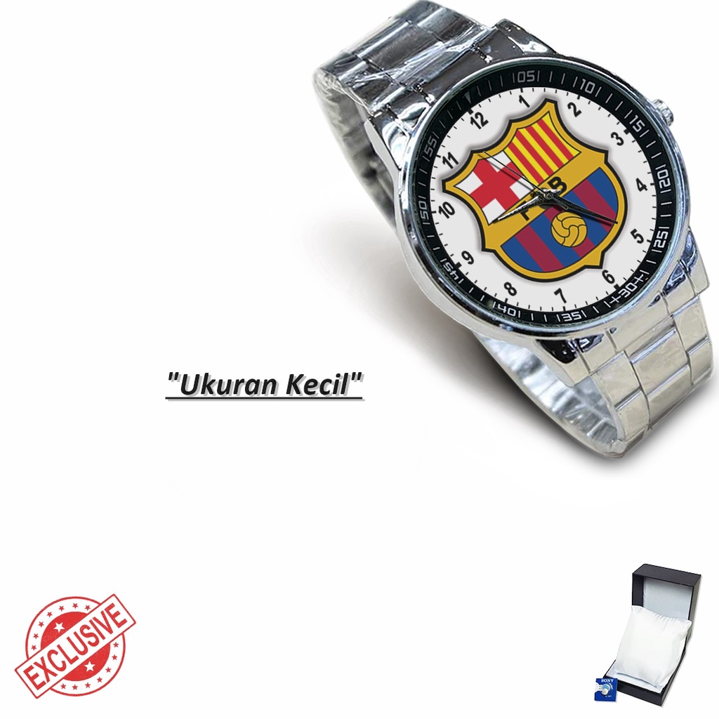 Jam Tangan Rantai Couple FC BARCELONA - 1 (Special)