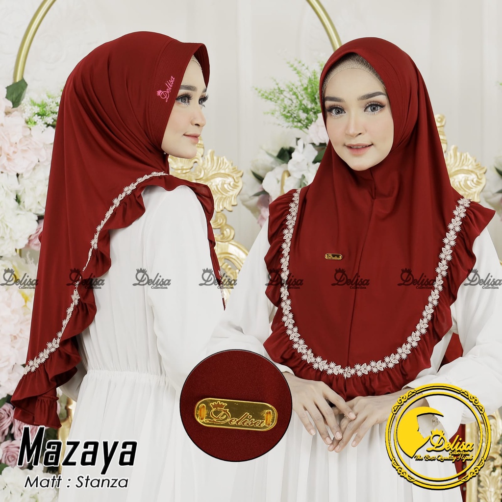 Jilbab Instan Mazaya By Delisa Collection