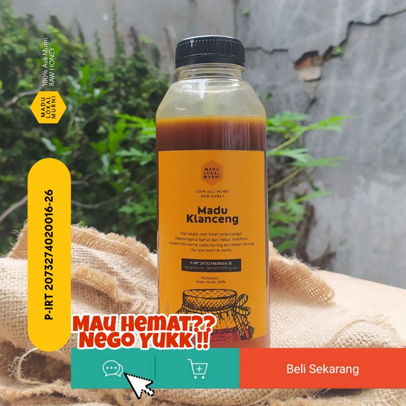 

MADU KLANCENG/Kelulut (Biroi) ORI Dijamin TIDAK KECEWA!! Murni 100% Asli Tetragonula biroi 1kg-100g