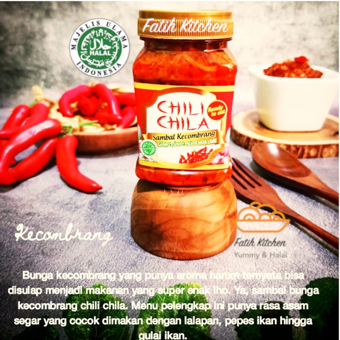 

Ready- Chili Chila Sambal Kecombrang