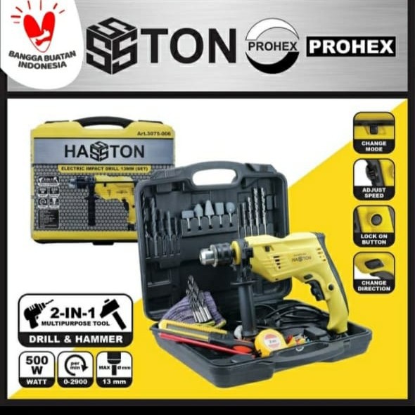 HASSTON PROHEX Bor Listrik 3075-006 Bor 13mm