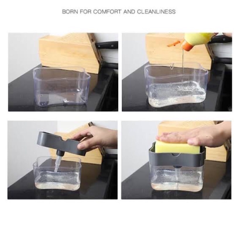 Dispenser sabun cuci piring / soap box / dispenser sponge cuci piring