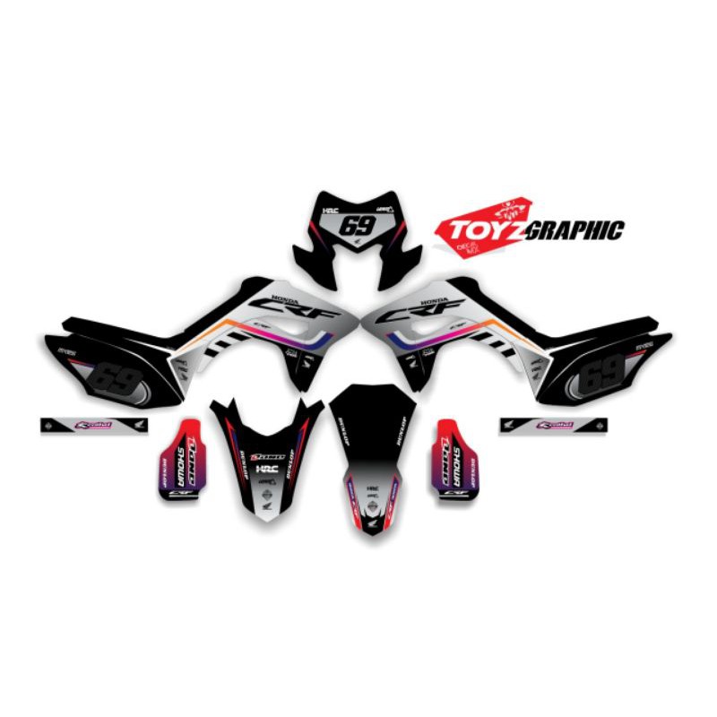 Decal CRF 150 L Silver