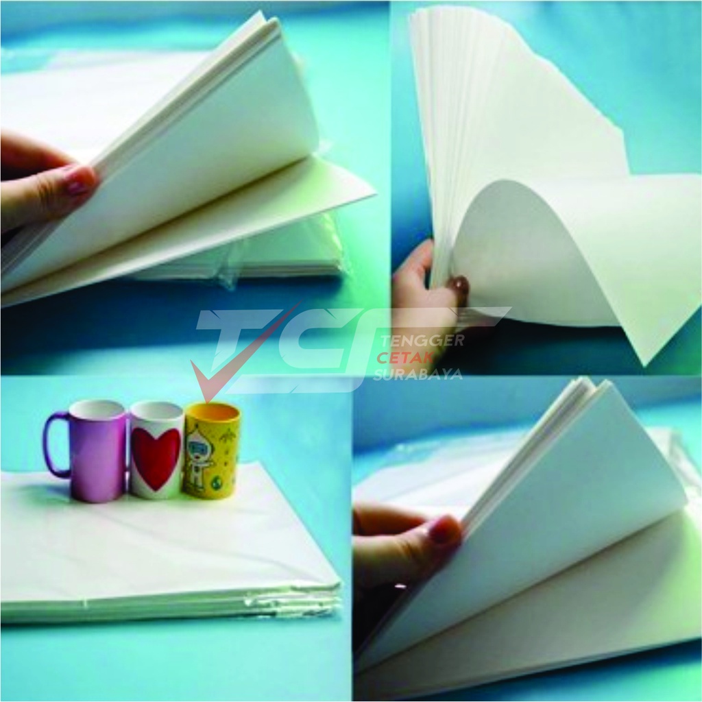 

[Lembaran] Kertas Sublim High Quality / Sublimasi Paper Ukuran A4 / sablon sublim