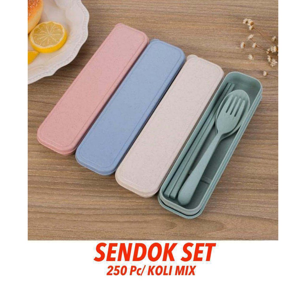 Sendok Set Besi/ Plastik Food Grade