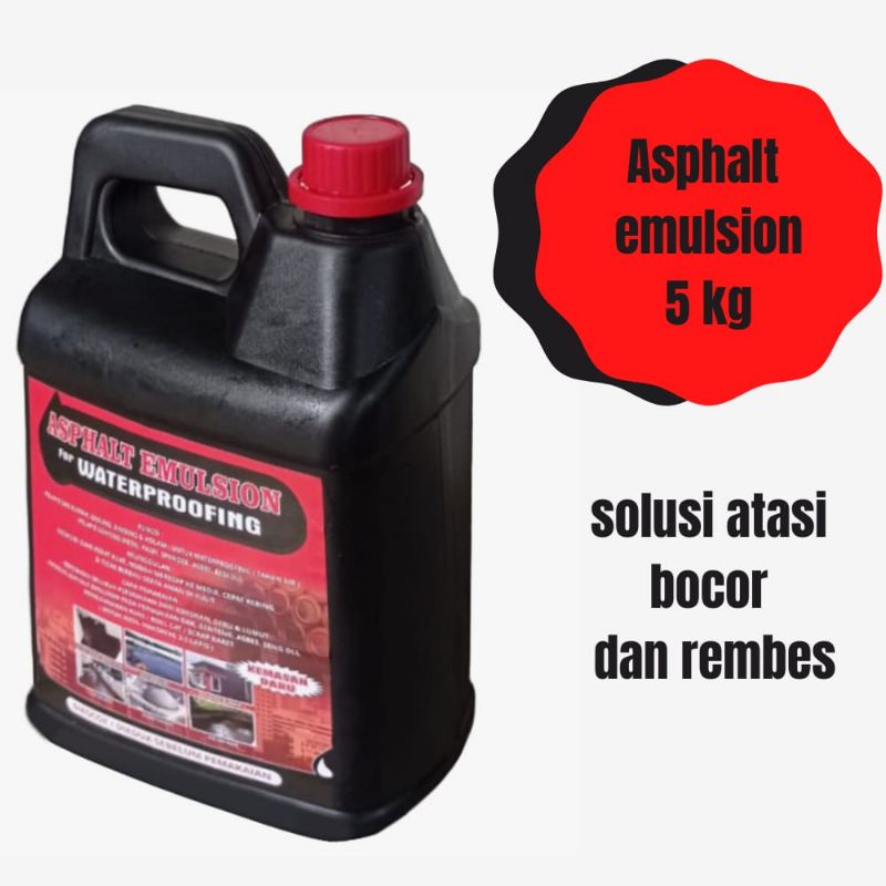 Aspal cair anti bocor aspal cair aspal cair anti bocor 5 kg aspal emulsion Asphalt emulsion waterpro