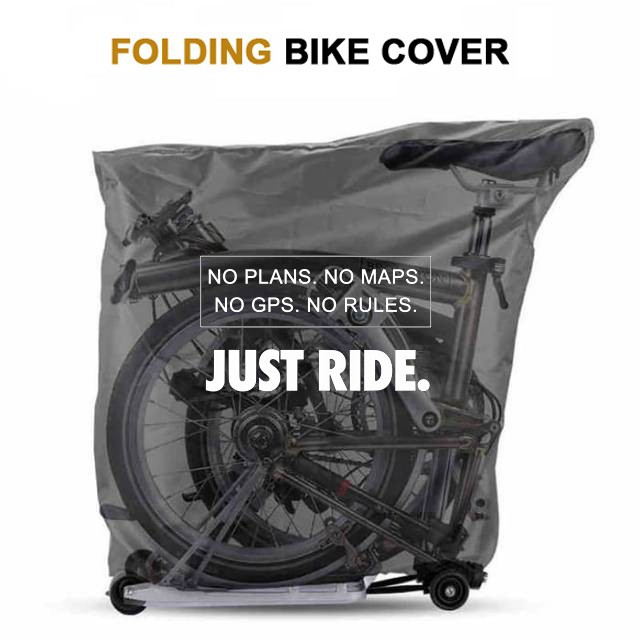 Cover Sepeda Penutup Sepeda Lipat FOLDING BIKE Anti Debu JUST RIDE