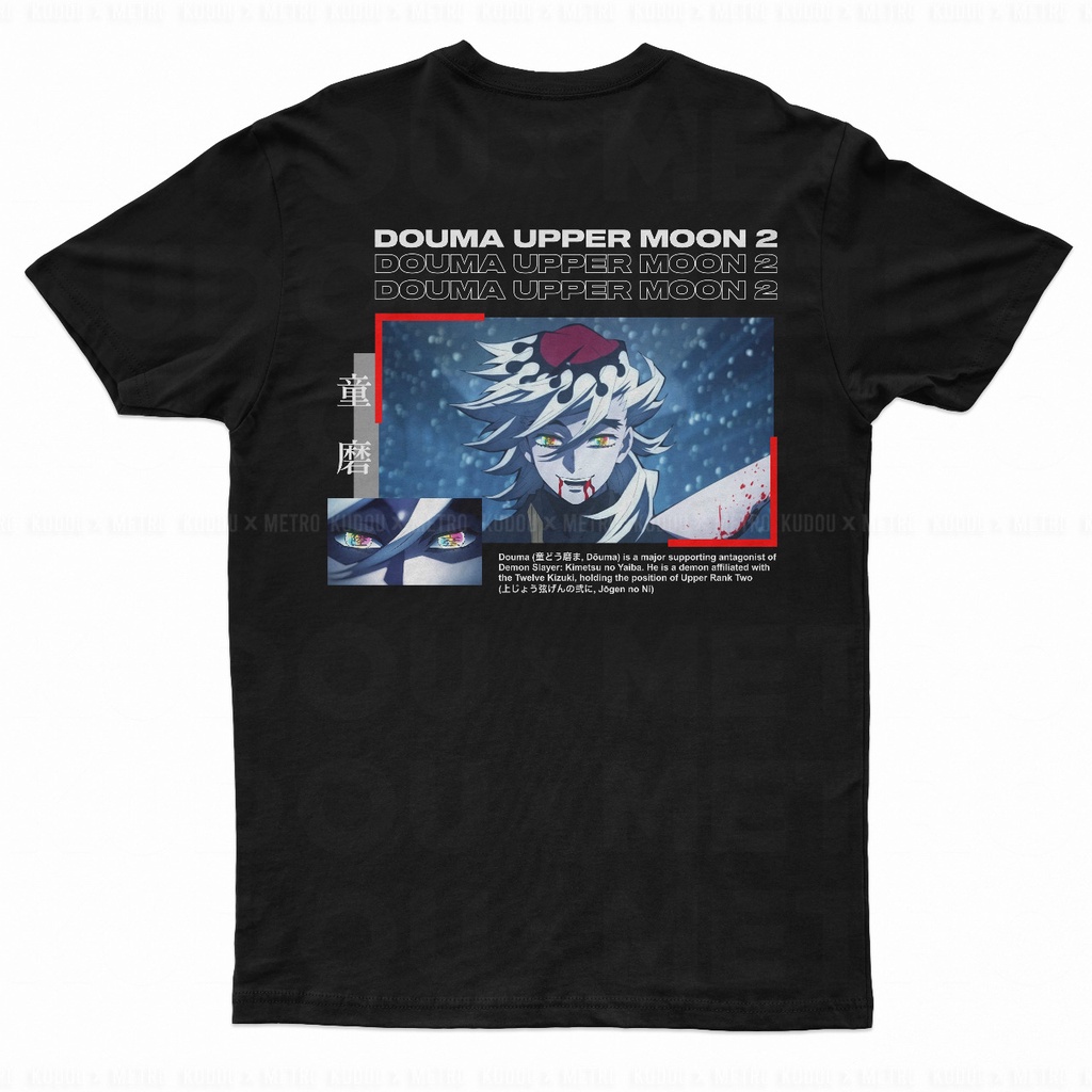 Tshirt Douma Upper Moon Anime Manga Kimetsu No Yaiba Premium Demon Slayer Unisex