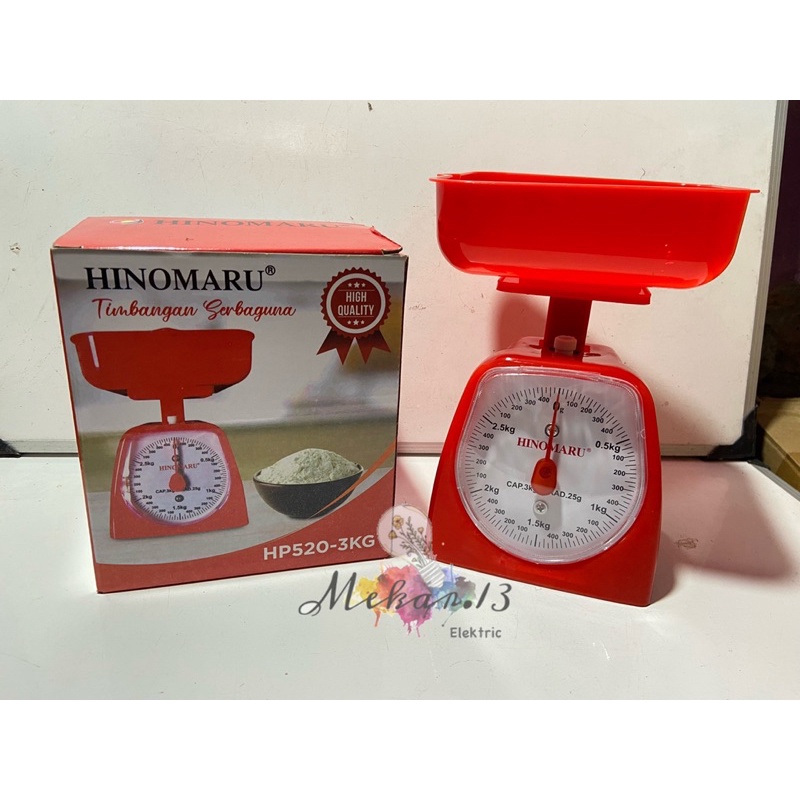 Timbangan kecil Hinomaru HP520-3Kg / Timbangan Kue 3kg ORIGINAL / Timbangan serbaguna