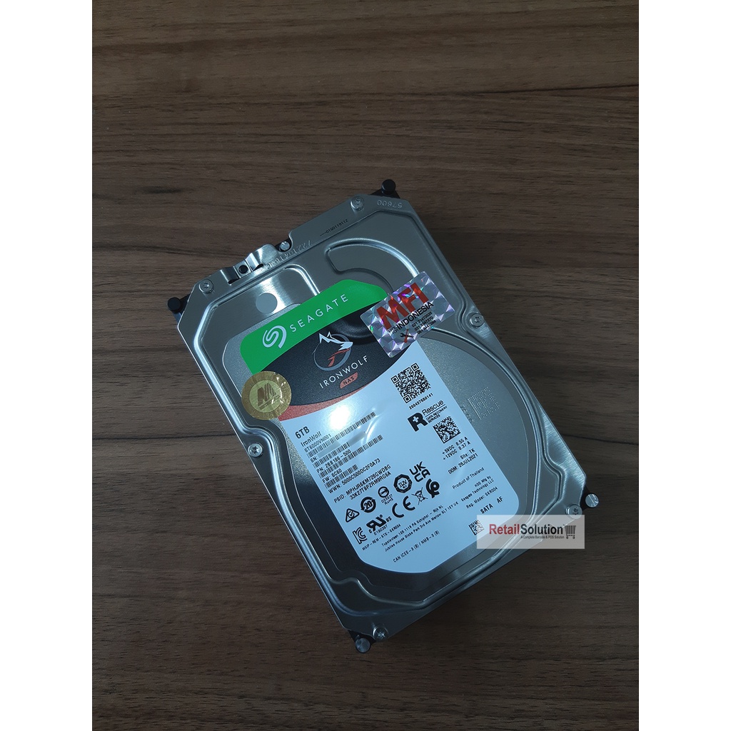 HDD Seagate Ironwolf 6TB 3.5&quot; NAS SATA III MFI - HDD Internal Server