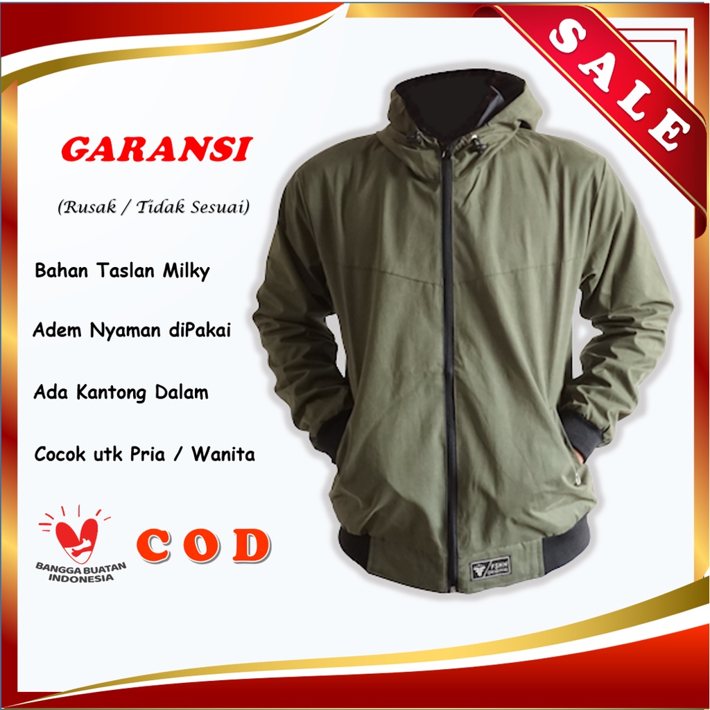Jaket pria terbaru taslan motor pria wanita parasut jaket gunung waterproof wanita windbreaker laki 