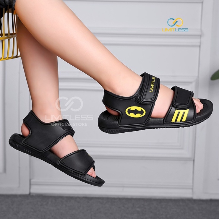 Sandal Anak Laki Laki Limitless Sendal Gunung Anak Cowok  Balita Karakter Ringan Lentur Sepatu Sandal Anak Cowok Spiderman Batman