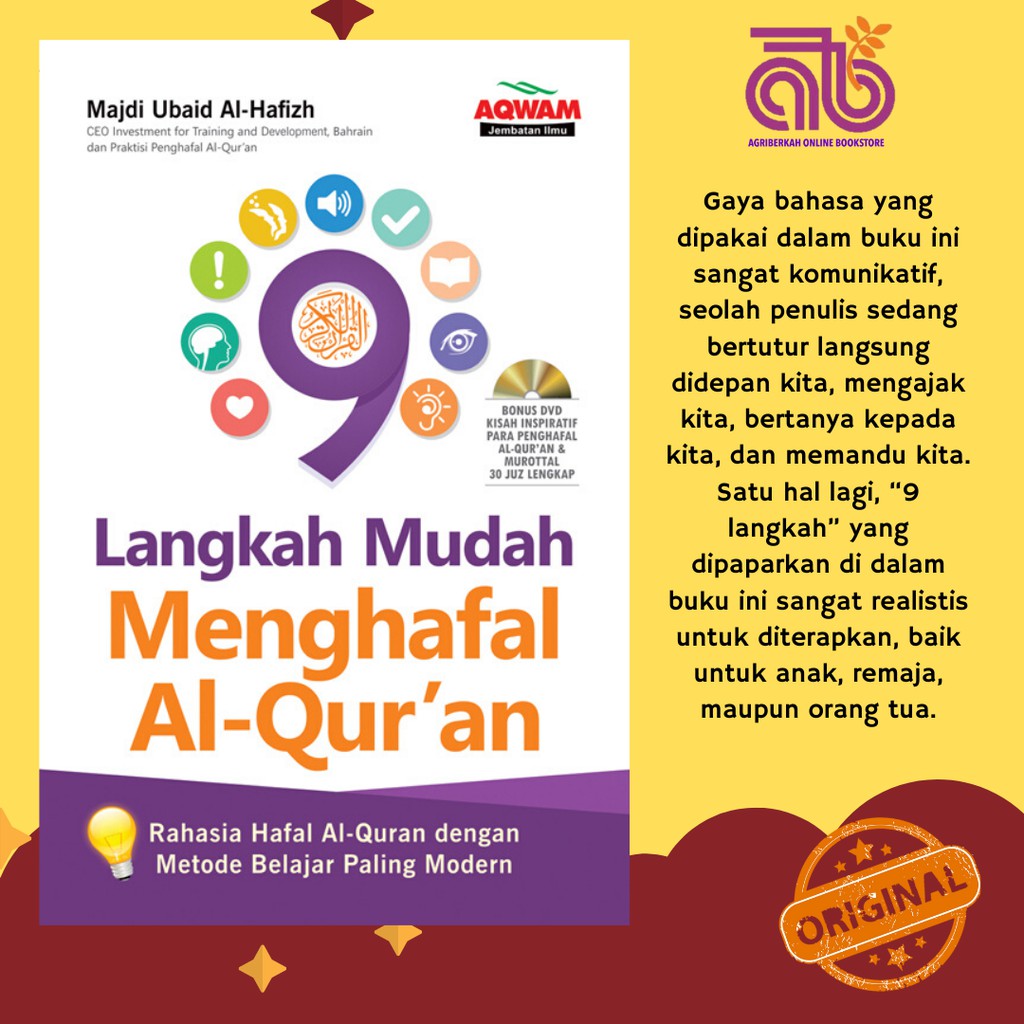 Jual Buku 9 Langkah Menghafal Al Quran Original | Shopee Indonesia