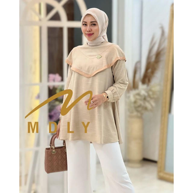 Kemeja Atasan Wanita Terbaru Zalina Blouse by Mdly