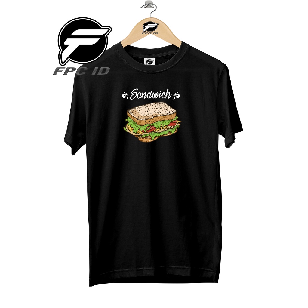 Kaos Distro Sandwich Cotton Combed 30s Baju Atasan Pria T Shirt Wanita Jumbo Oversize Pilihan Favorit Fpc Id