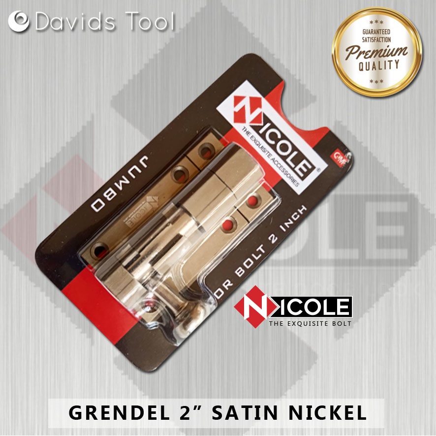 Grendel Pintu Gerendel Jendela Aluminium Alumunium Almunium 2 3 inch Nicole Sn