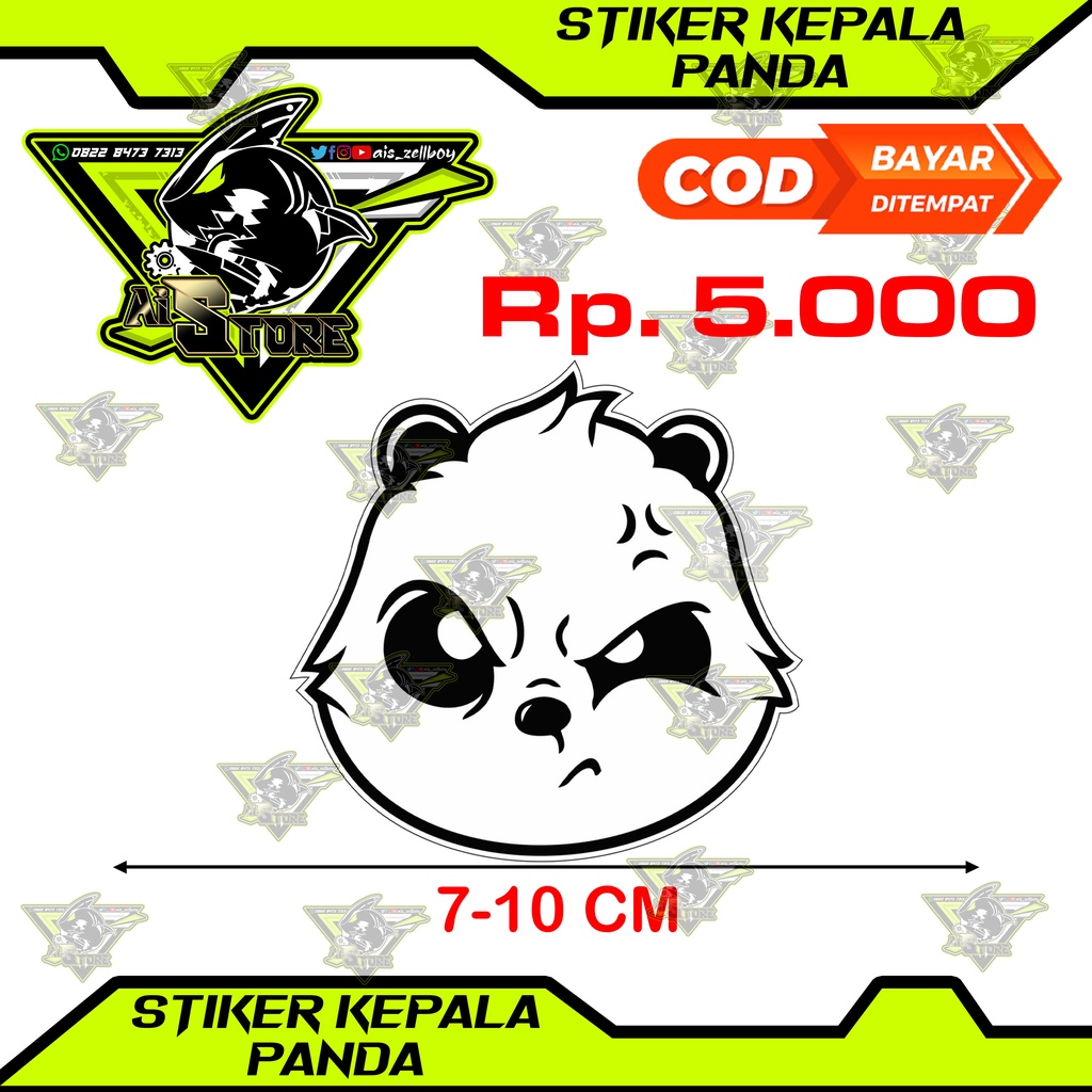 Jual Stiker Kepala Panda | Shopee Indonesia