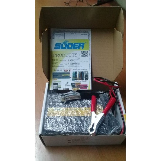 Cas aki 10 a Charger charge Aki 10 amper Accu SUOER 10a 6v   12v Terlaris