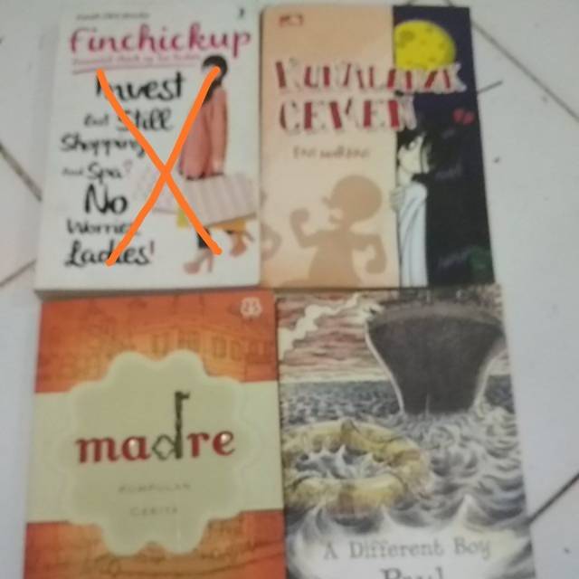 NOVEL CABUTAN MADRE/ DEE/A DIFFERENT BOY/KUNTILANAK