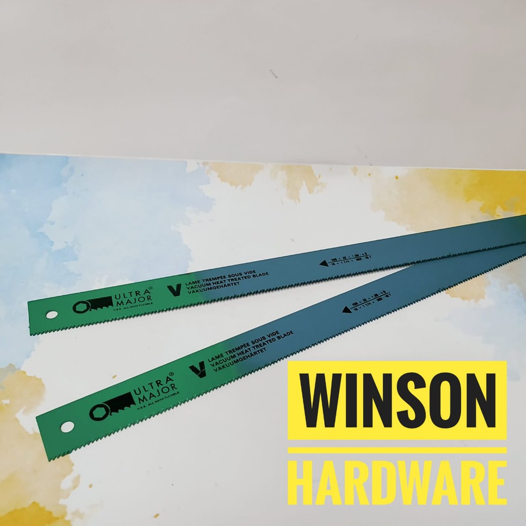 Mata Gergaji Besi Ultra Major 18" x 1.1/4" x 10T Hacksaw Blade 18 inch Ultra Mayor