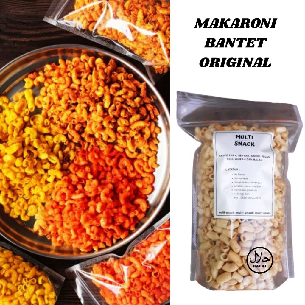 

SNACK CEMILAN JAJANAN MAKARONI BANTET MAKRONI GURIH RENYAH ASIN DAN LEZAT SNACK KILOAN SEMARANG