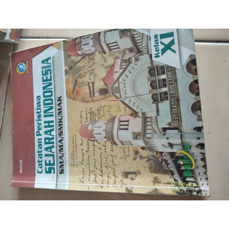 buku sejarah Indonesia kelas 11 IPA SMA bailmu