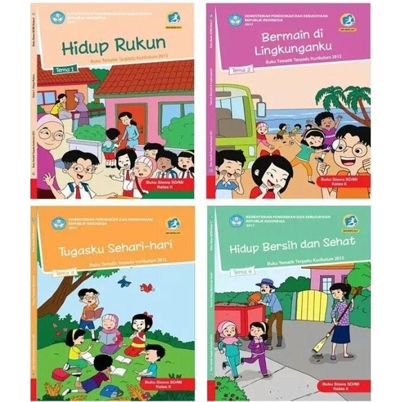 

❤BISA COD❤ Buku paket Tematik Tema 1.2.3.4 Kelas 2 SD/MI Semester1,kurikulum 2013