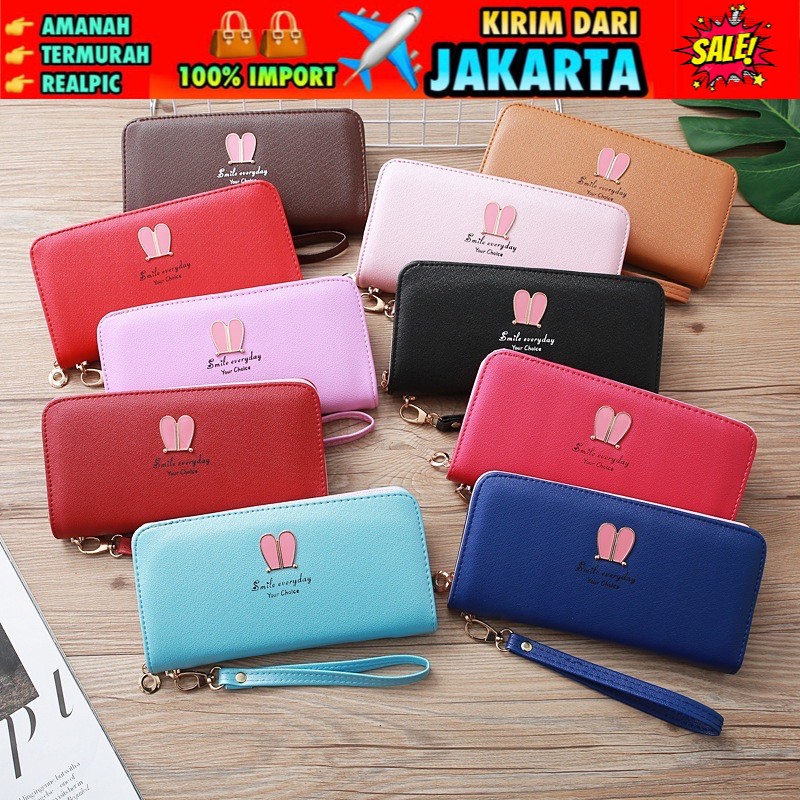 TI 3085 - DOMPET PANJANG WANITA IMPORT MURAH -  G