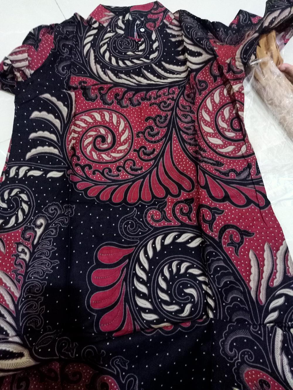 Murah Terlaris Serut Genes Jelita Tunic Navbor Yelbor Whitbor Creambor Tunik Batik