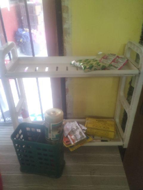 Rak Serbaguna 2 Tingkat Multifungsi