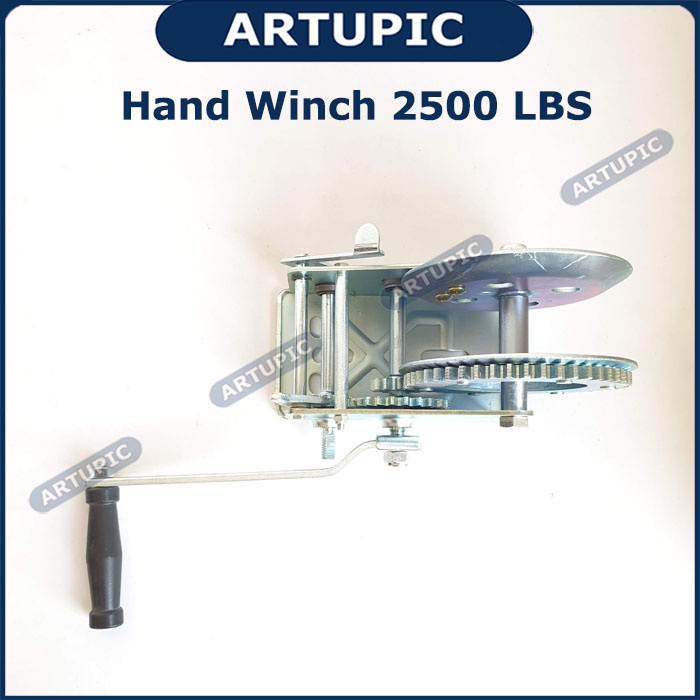 Hand Winch 2500 LBS Handwinch Katrol Kerekan Tangan Pengatur Jalur Nipple