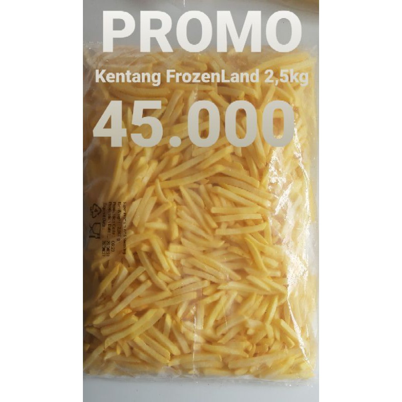 Kentang Frozenland 2,5 kgShoestring