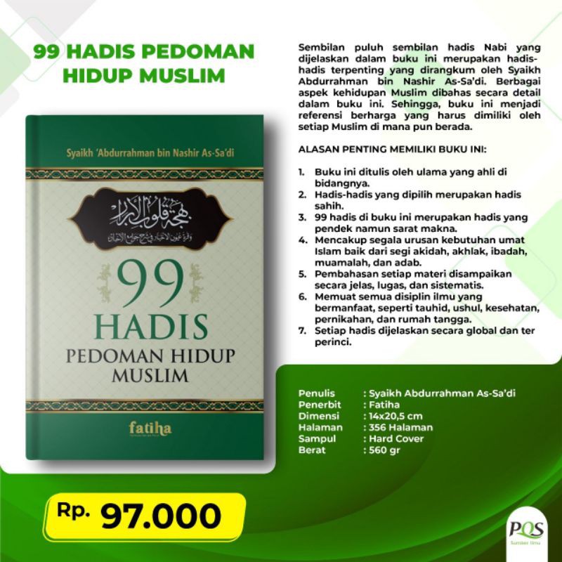 99 Hadist pedoman Hidup muslim