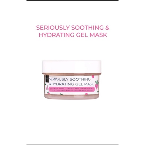 Scarlett Seriously Soothing&amp; Hydrating Gel Mask/Masker wajah scarlett