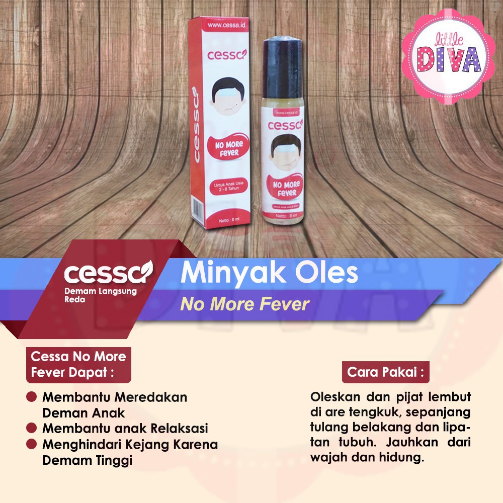 ORI 8ML CESSA Baby and Kids 0-2 Tahun Minyak Oles untuk Demam Flu batuk immune flue asli cesa