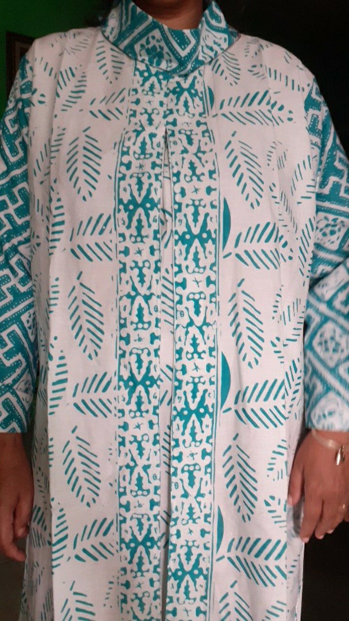 Shanaya Batik Tunik Gipsy Garutan Seling Bahan Cap Garutan Size S M L Xl Xxl