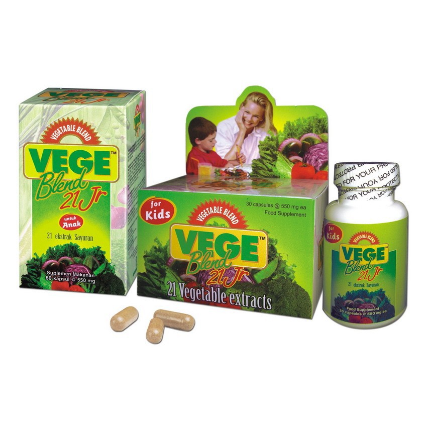 VEGE Blend 21 JR for Kids / Vitamin Anak anak - 30 kapsul ( B67002 )