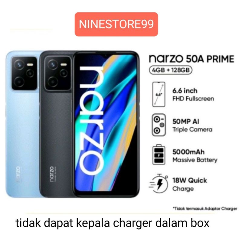 NARZO 50A PRIME RAM 4/64 &amp; 4/128 GB GARANSI RESMI BARU